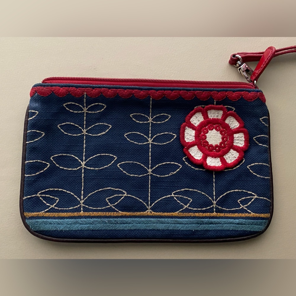 Brighton Wristlet clutch purse and jewelry bag - Picture 1 of 12